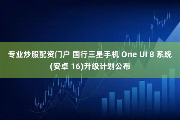 专业炒股配资门户 国行三星手机 One UI 8 系统(安卓 16)升级计划公布