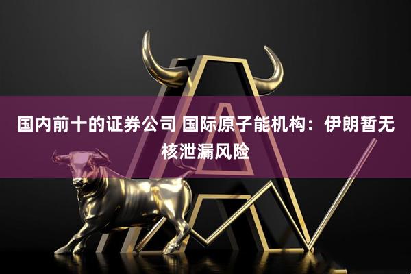 国内前十的证券公司 国际原子能机构：伊朗暂无核泄漏风险